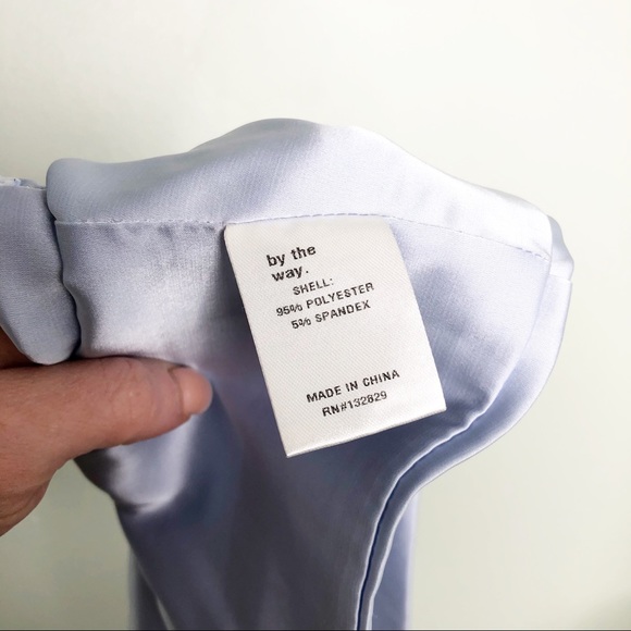 Revolve By The Way Bra Top Square Neck Satin Spaghetti Strap Y2K Crop Shirt XS - Picture 8 of 14